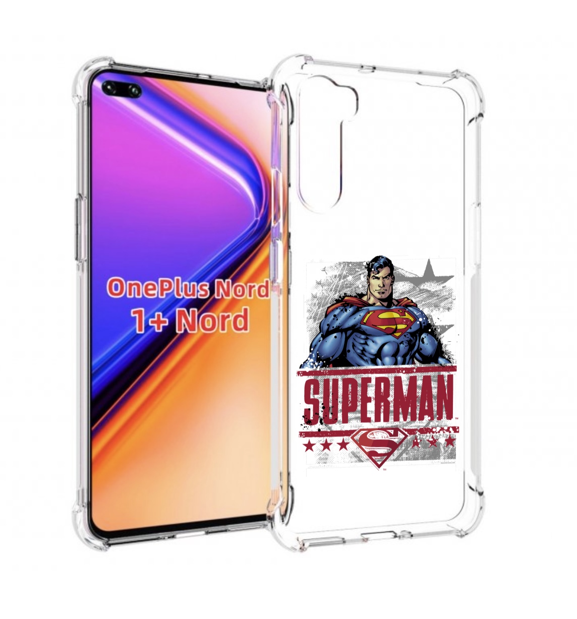 

Чехол MyPads рисунок супермен для OnePlus Nord / 1+ Nord (1ая версия), Прозрачный, Tocco