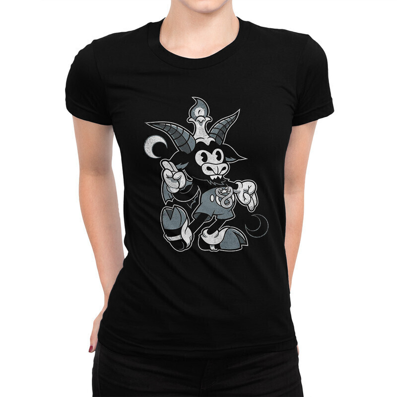 

Футболка женская Dream Shirts Бафомет 10002181 черная 2XL, Бафомет 10002181