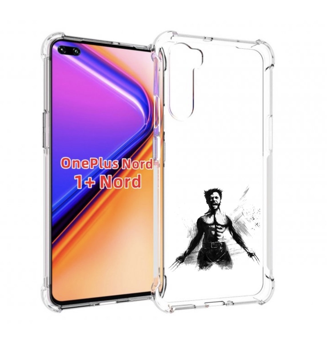 

Чехол MyPads росомаха для OnePlus Nord / 1+ Nord (1ая версия), Прозрачный, Tocco