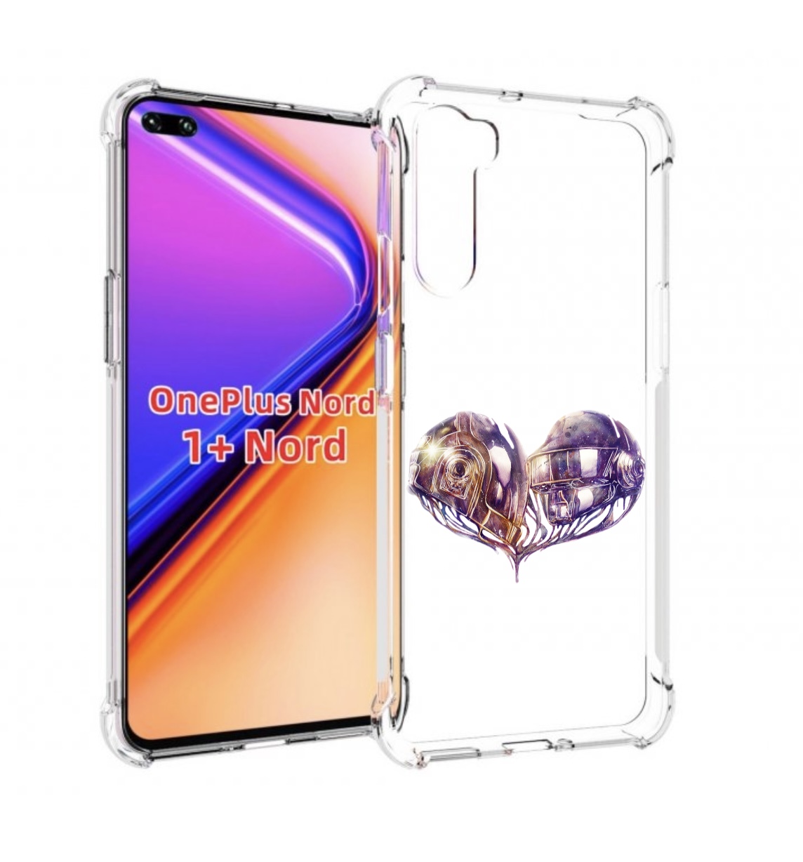 

Чехол MyPads сердце абстракция для OnePlus Nord / 1+ Nord (1ая версия), Прозрачный, Tocco