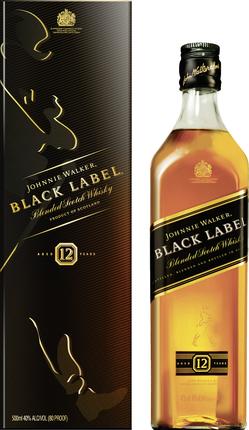 Виски Johnnie Walker Black Label подарочная упаковка