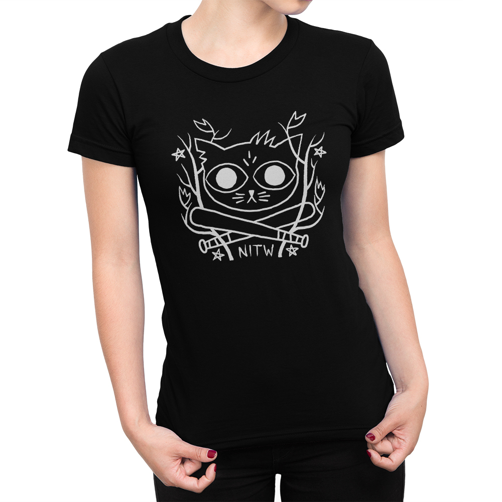 фото Футболка женская dream shirts night in the woods - nitw 9899034111 черная s