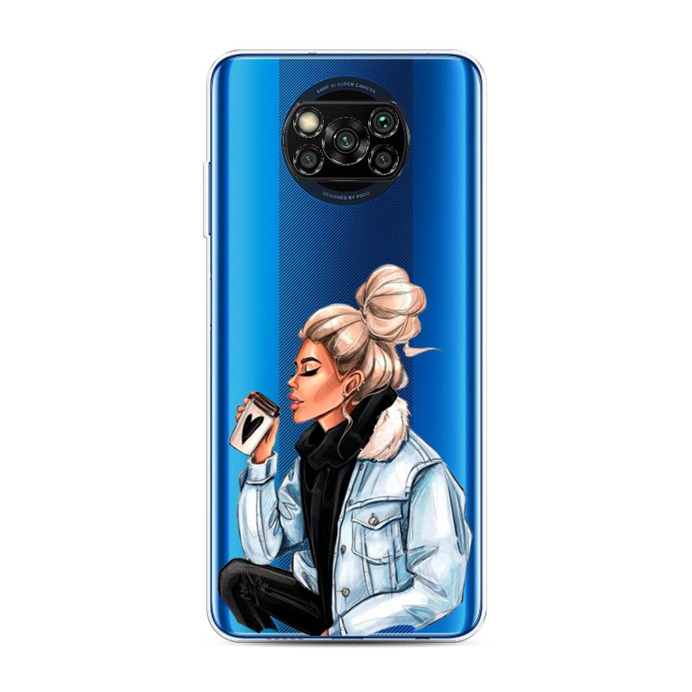 

Чехол Awog на Poco X3 NFC "Cute girl", Разноцветный, 39250-7