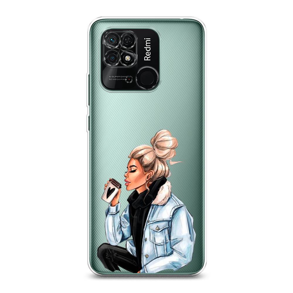 

Чехол Awog на Xiaomi Redmi 10C "Cute girl", Разноцветный, 313450-7