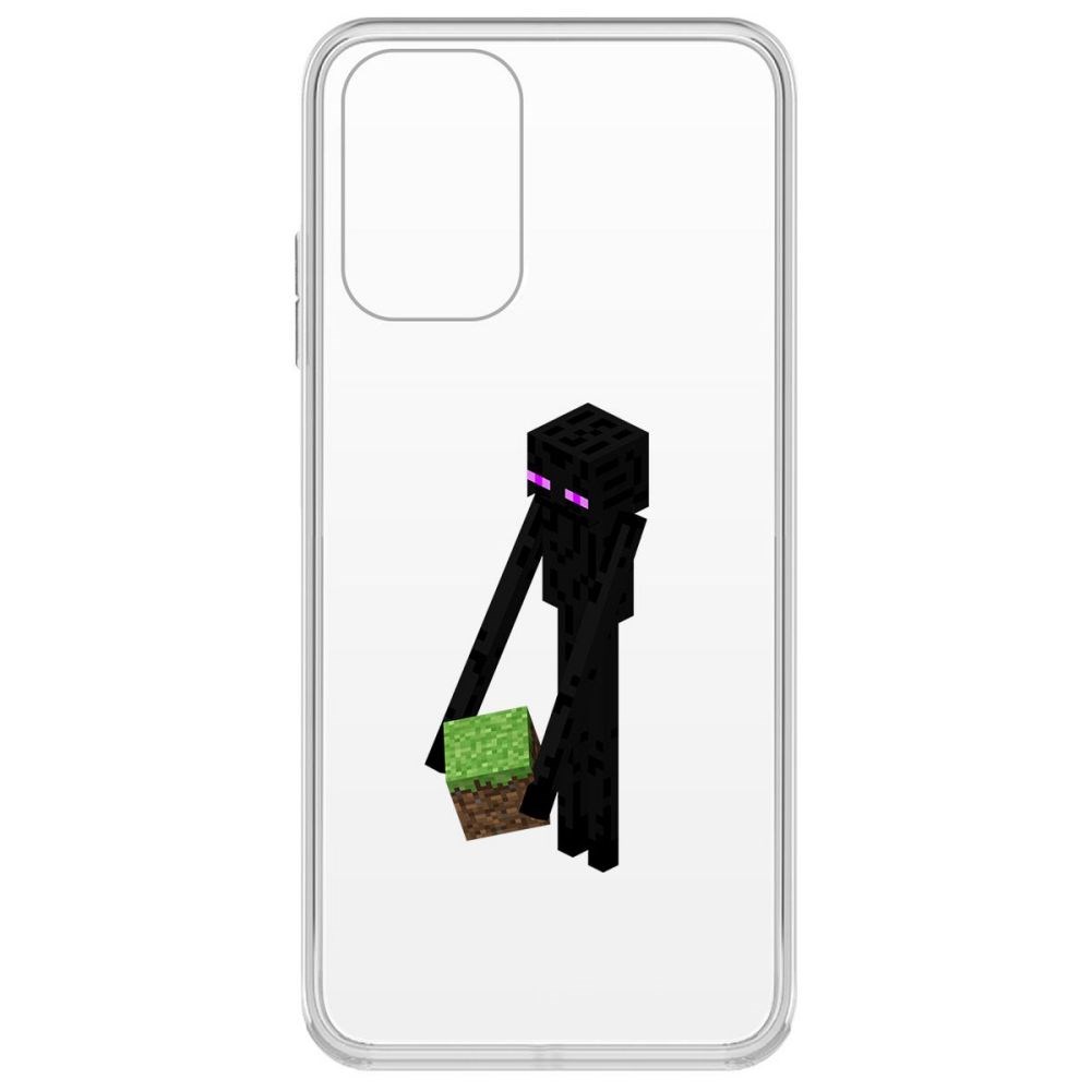 

Чехол Minecraft-Эндермен для Poco M5s, Прозрачный