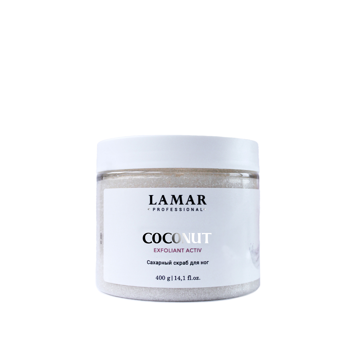 Скраб для ног Lamar Professional Coconut сахарный 400 г