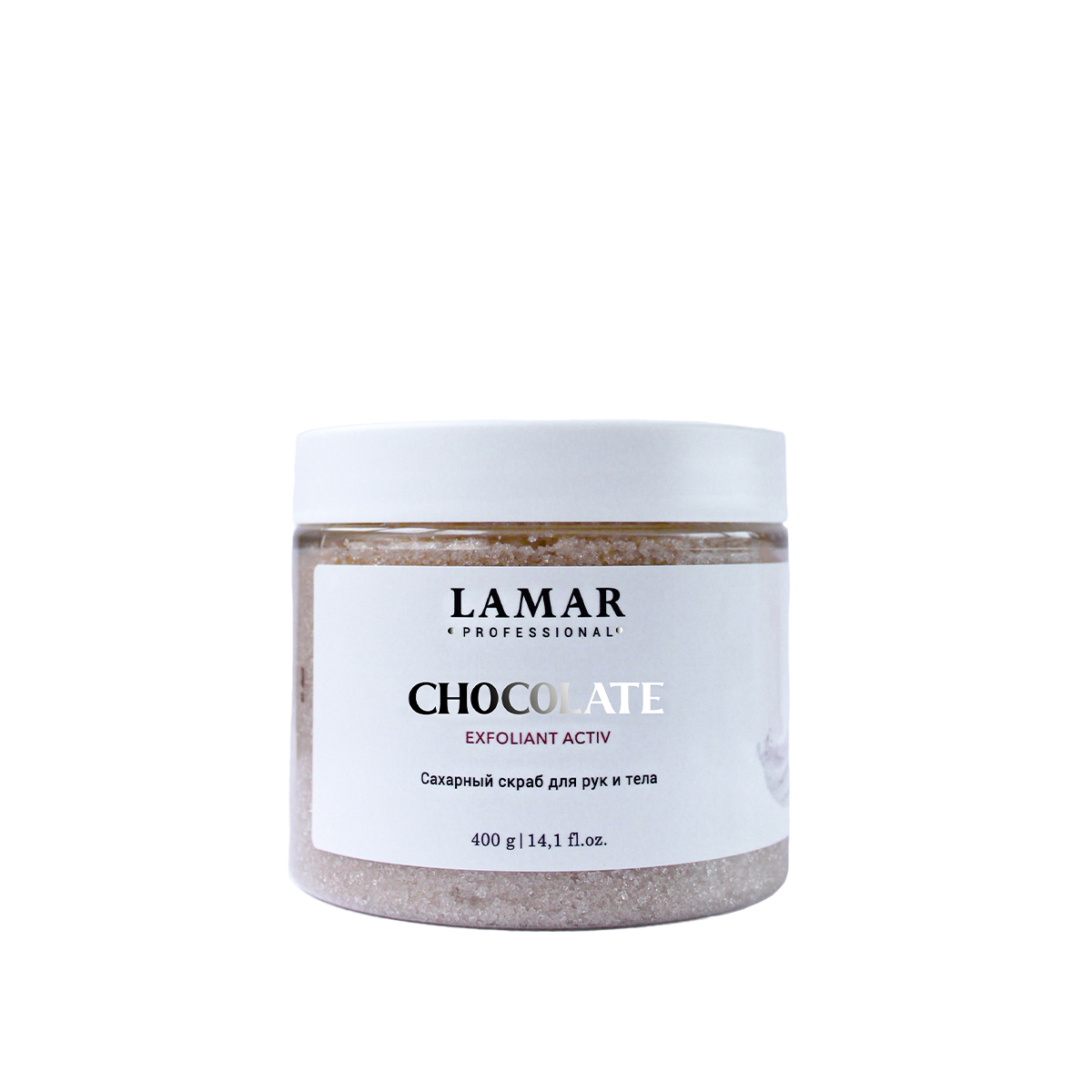 Сахарный скраб для рук и тела Lamar Professional Сhocolate 400 г