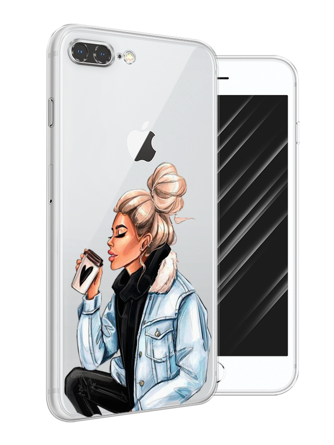 

Чехол Awog на Apple iPhone 7 Plus / Айфон 7 Plus "Cute girl", Разноцветный, 10750-7