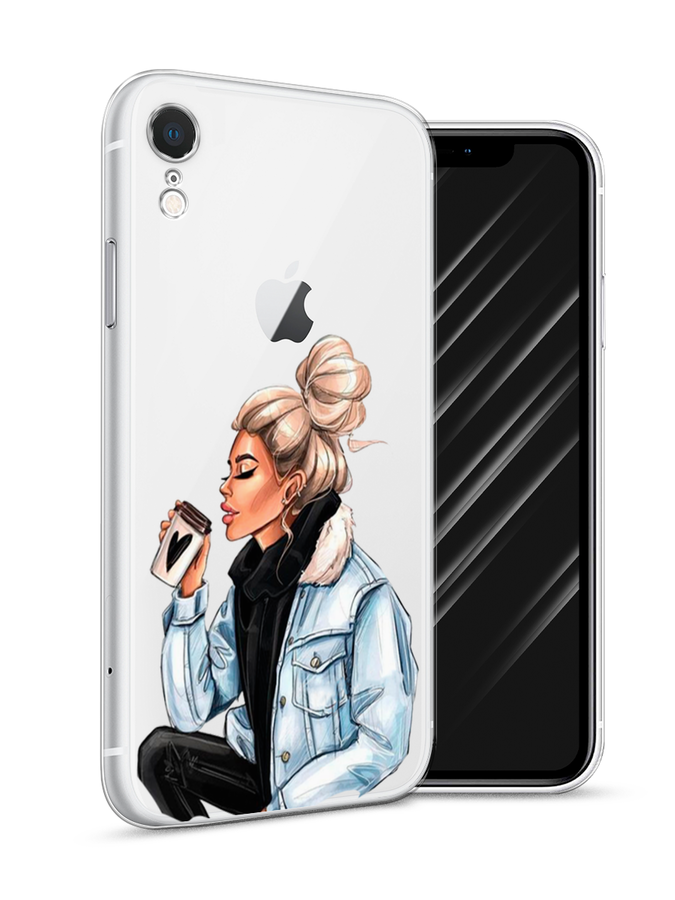 

Чехол Awog на Apple iPhone XR (10R) / Айфон XR (10R) "Cute girl", Разноцветный, 12050-7