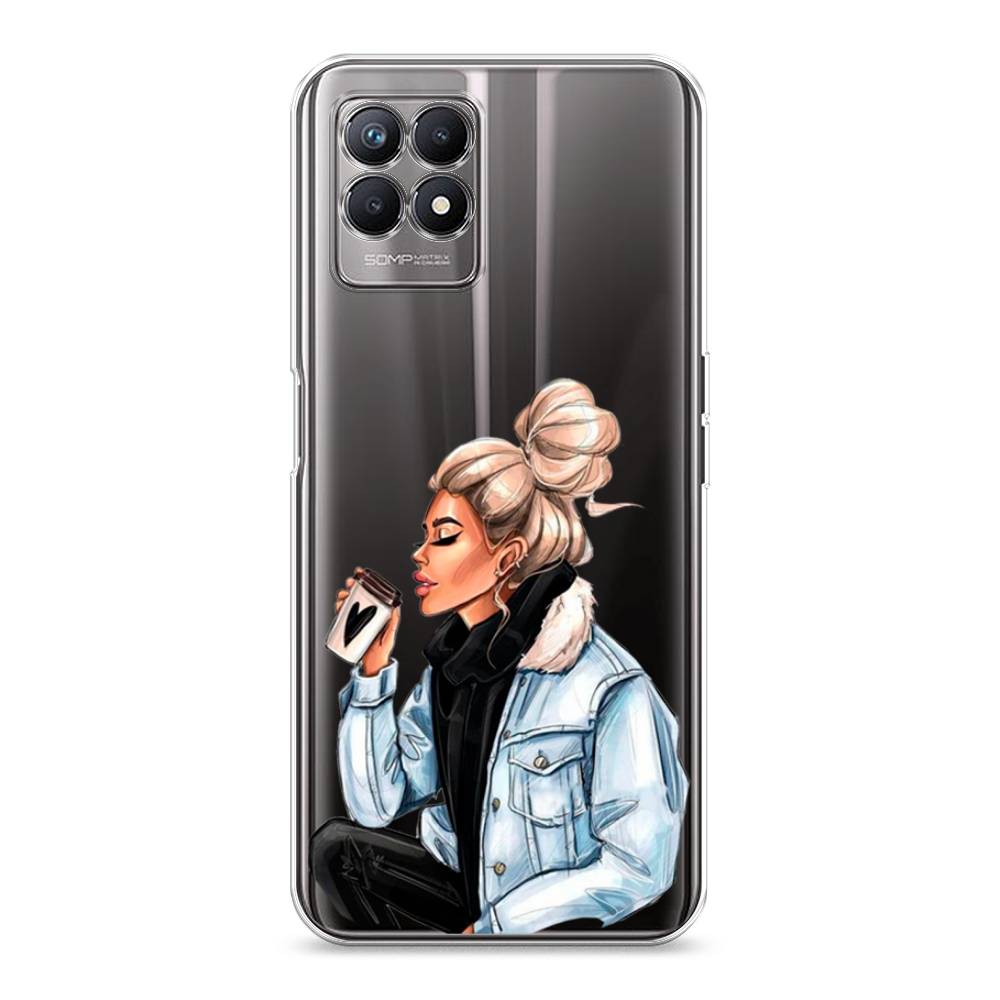 

Чехол Awog на Realme 8i "Cute girl", Разноцветный, 257350-7