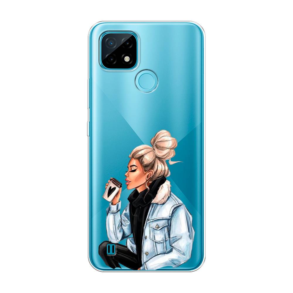 

Чехол Awog на Realme C21 "Cute girl", Разноцветный, 254950-7