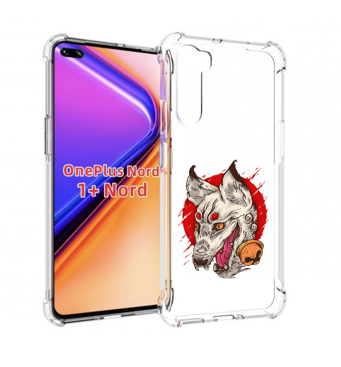 

Чехол MyPads страшная собака для OnePlus Nord / 1+ Nord (1ая версия), Прозрачный, Tocco