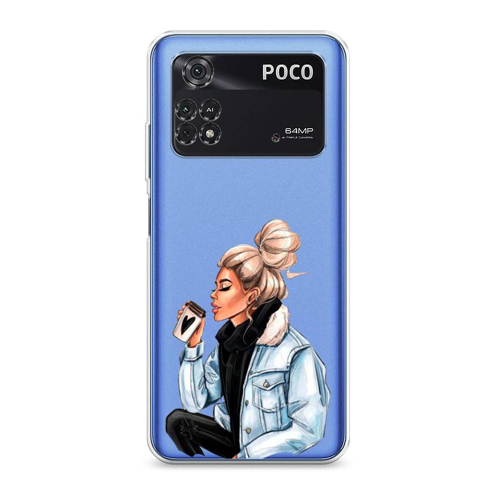 

Чехол Awog на Poco M4 Pro 4G "Cute girl", Разноцветный, 313050-7