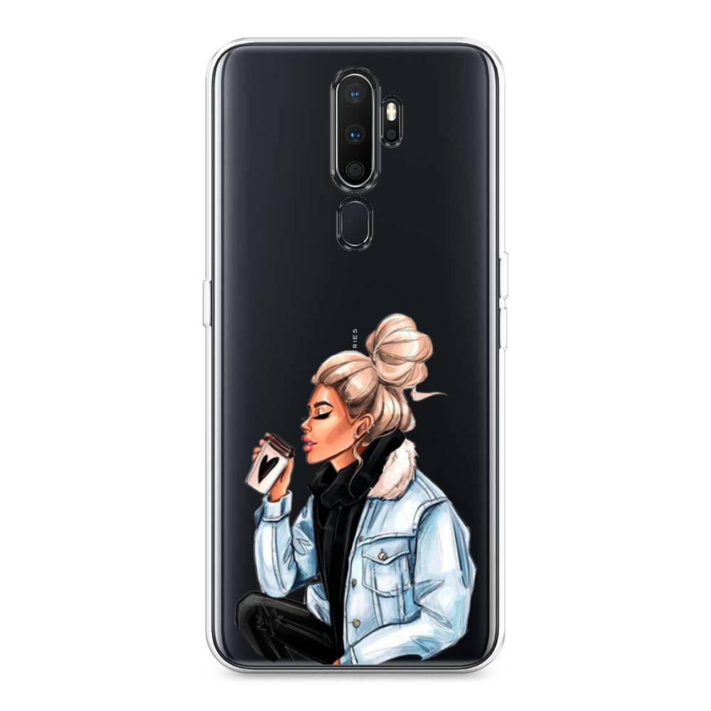 

Чехол Awog на Oppo A5 (2020) "Cute girl", Разноцветный, 251350-7