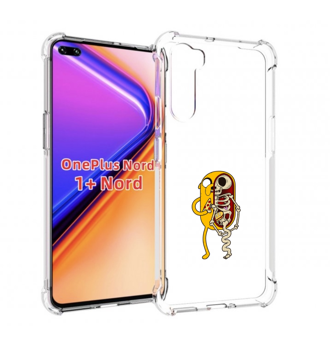 

Чехол MyPads Джейк скелет для OnePlus Nord / 1+ Nord (1ая версия), Прозрачный, Tocco