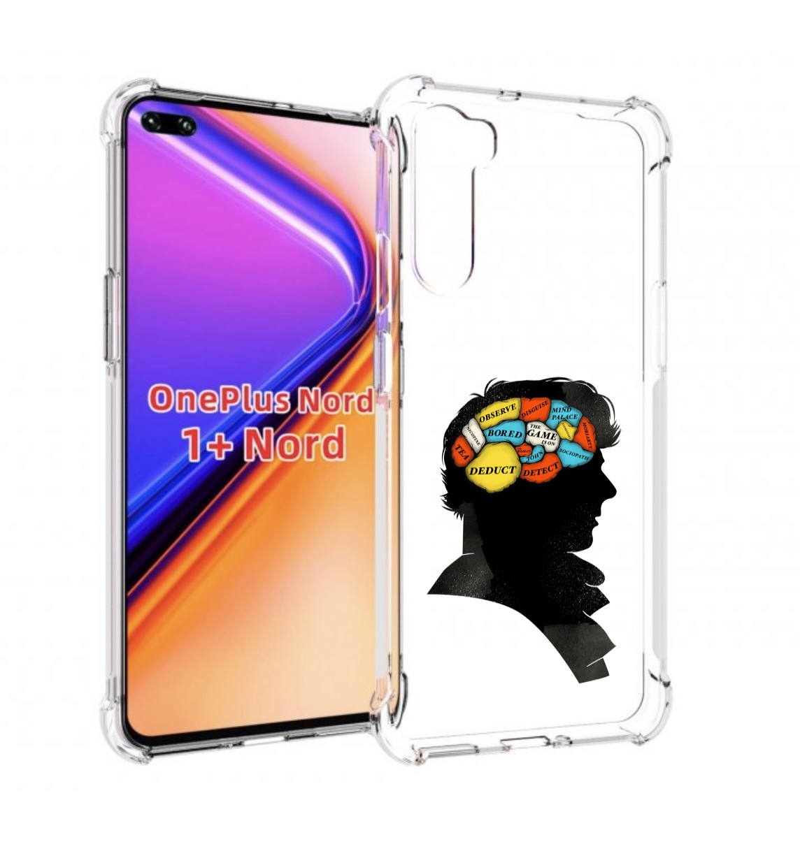 

Чехол MyPads темный рисунок для OnePlus Nord / 1+ Nord (1ая версия), Прозрачный, Tocco
