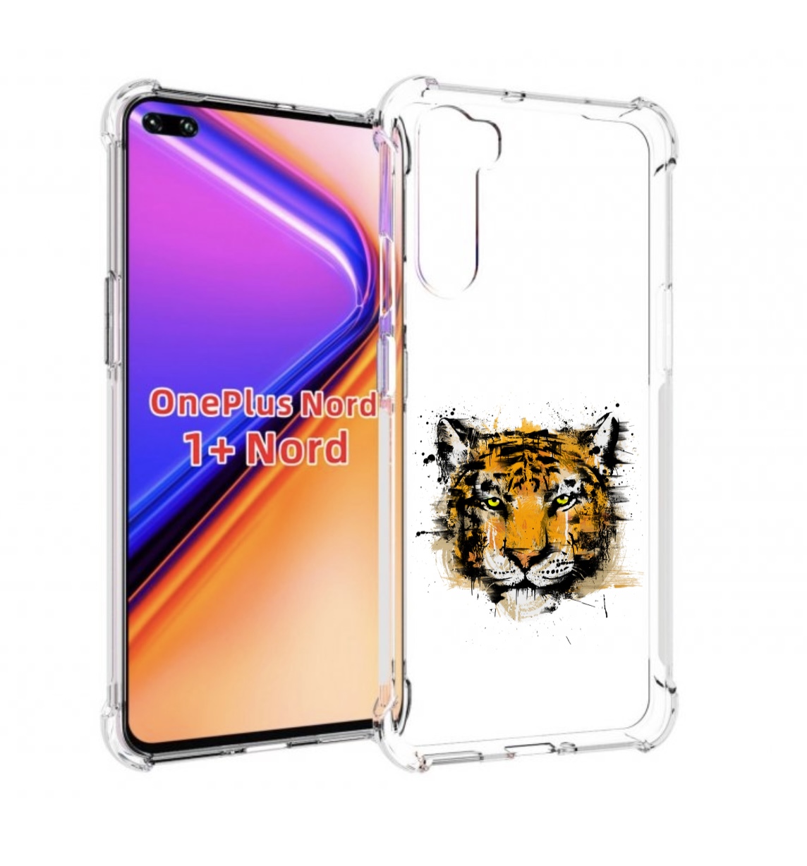

Чехол MyPads тигруля для OnePlus Nord / 1+ Nord (1ая версия), Прозрачный, Tocco