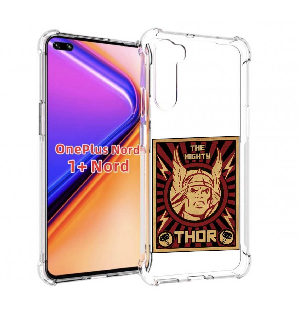 

Чехол MyPads тор лицо для OnePlus Nord / 1+ Nord (1ая версия), Прозрачный, Tocco