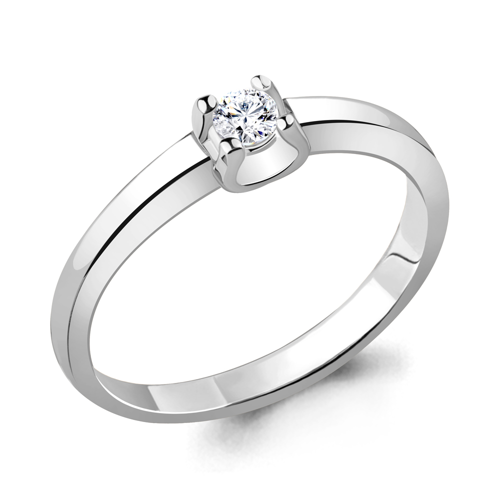 

Кольцо из белого золота с бриллиантом Aquamarine Aquamarine 963761_585_бз р. 16,5, 963761_585_бз