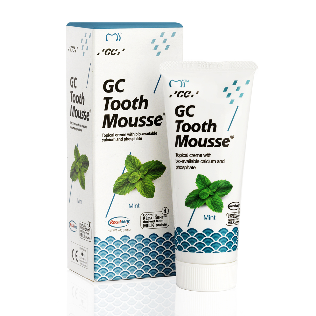 Реминерализующий гель GC Tooth Mousse со вкусом мяты, 35 мл