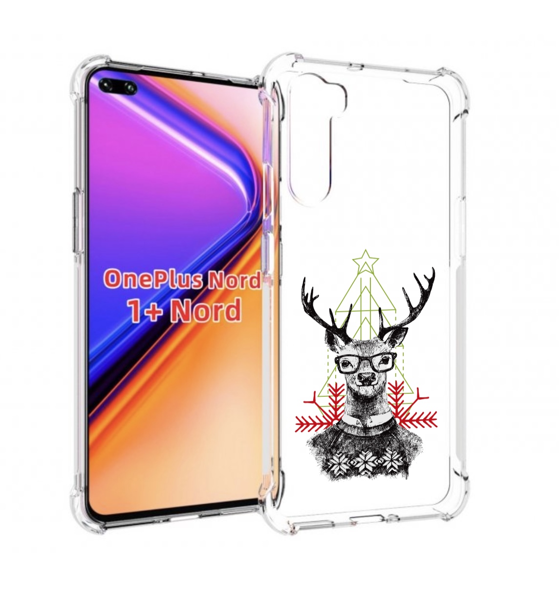 

Чехол MyPads умный олень для OnePlus Nord / 1+ Nord (1ая версия), Прозрачный, Tocco