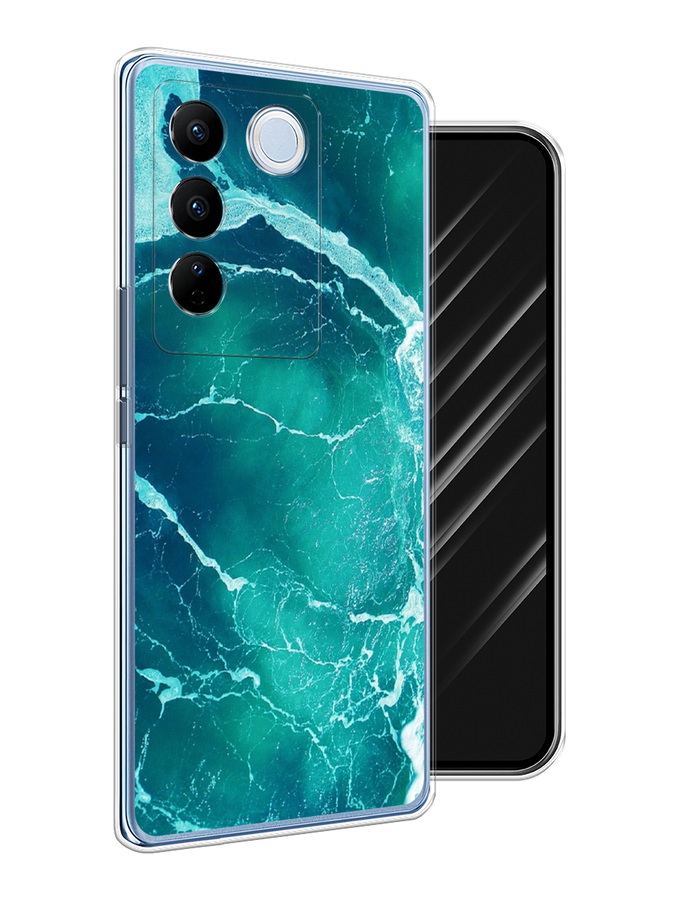 

Чехол Awog на Vivo V27/V27 Pro "Изумрудный океан", Бирюзовый;синий, 268450-4