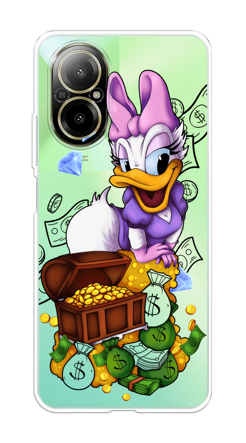 

Чехол на Realme C67 4G "Rich Daisy Duck", Коричневый;белый;фиолетовый, 2515750-1