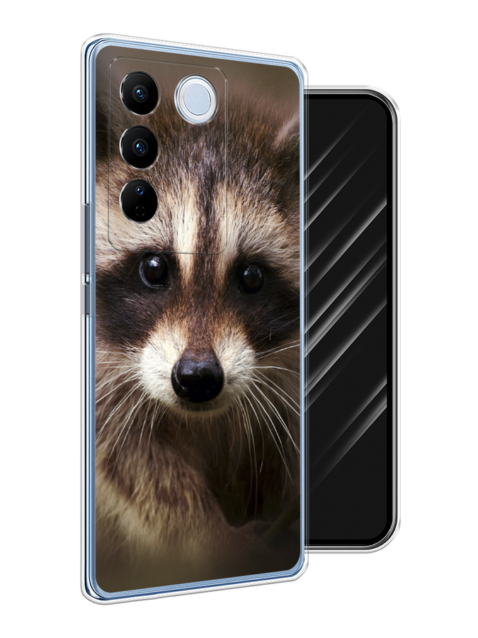 

Чехол Awog на Vivo V27/V27 Pro "Енот", Коричневый, 268450-1