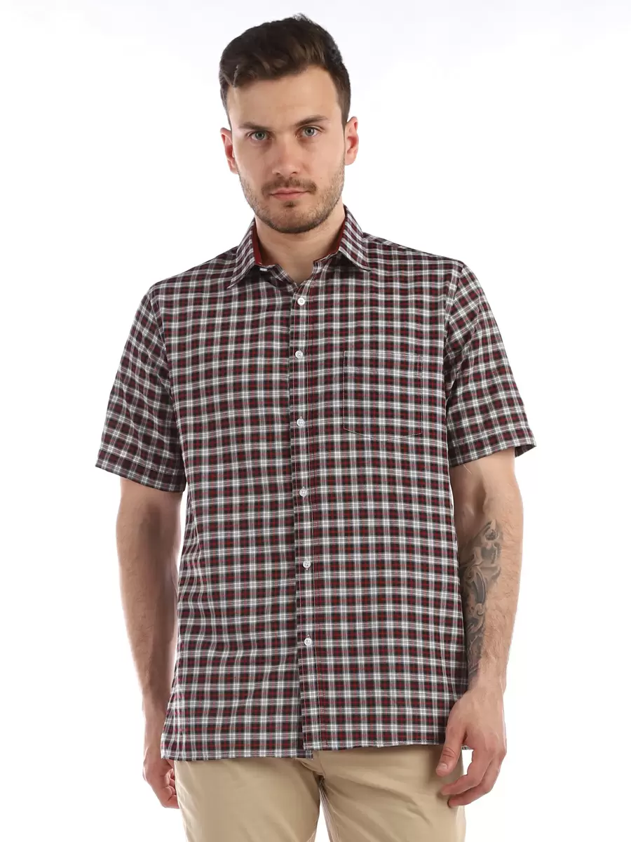 

Рубашка мужская A passion play SQ69293 красная 4XL, SQ69293