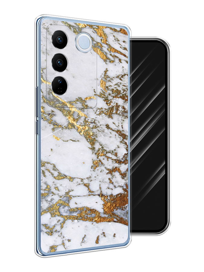 

Чехол Awog на Vivo V27/V27 Pro "Белый мрамор", 268450-3