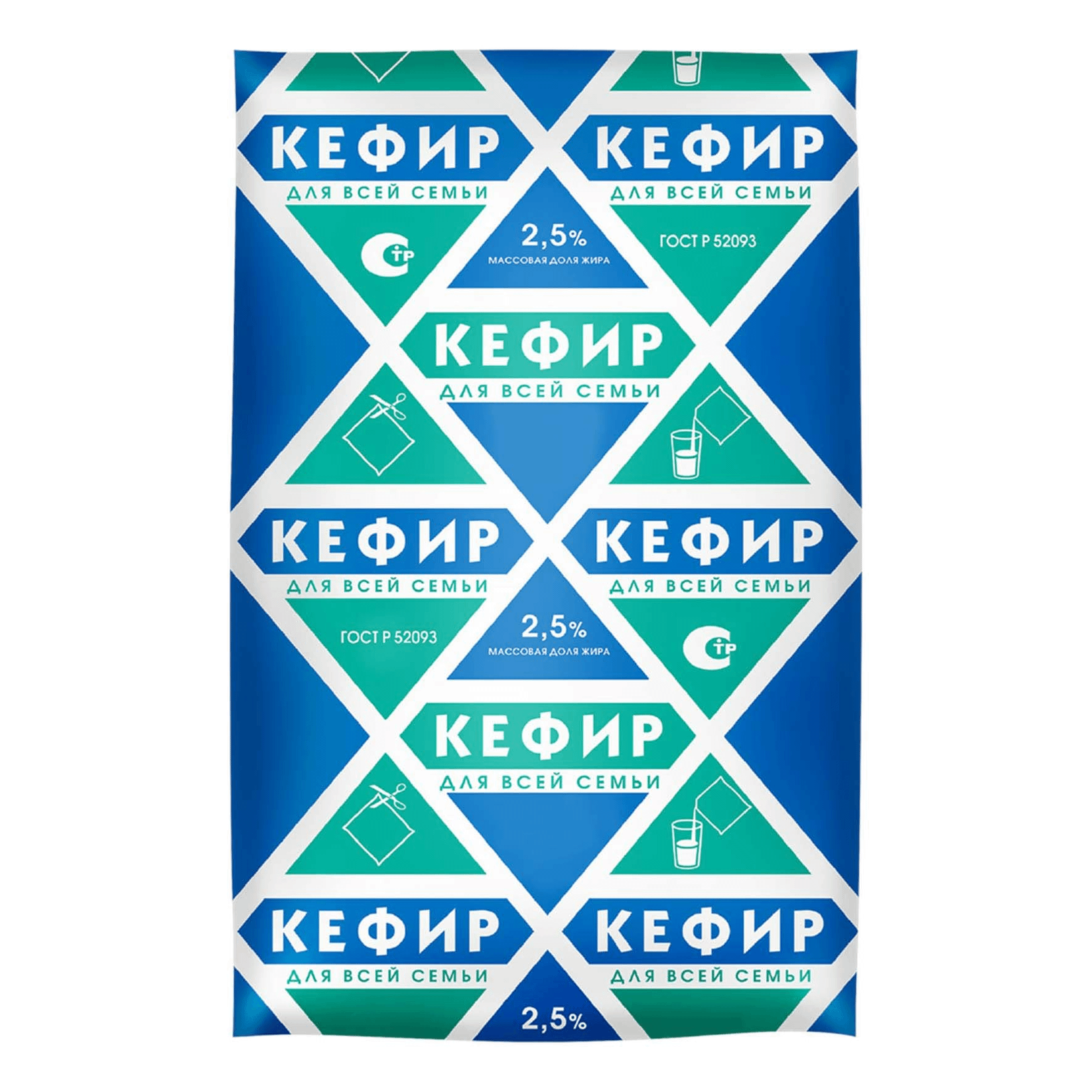 

Кефир Для всей семьи 2,5% БЗМЖ 900 мл
