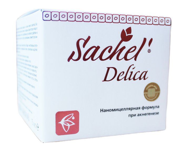 Крем Sachel Delica при акнегенезе, 15 мл sachel крем экспресс бустер для критических зон delica 12