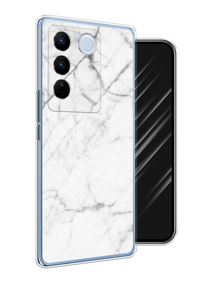 

Чехол Awog на Vivo V27/V27 Pro "Светлый мрамор", Серый, 268450-3