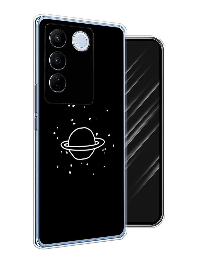 

Чехол Awog на Vivo V27/V27 Pro "Дудл Юпитера", Белый;черный, 268450-4