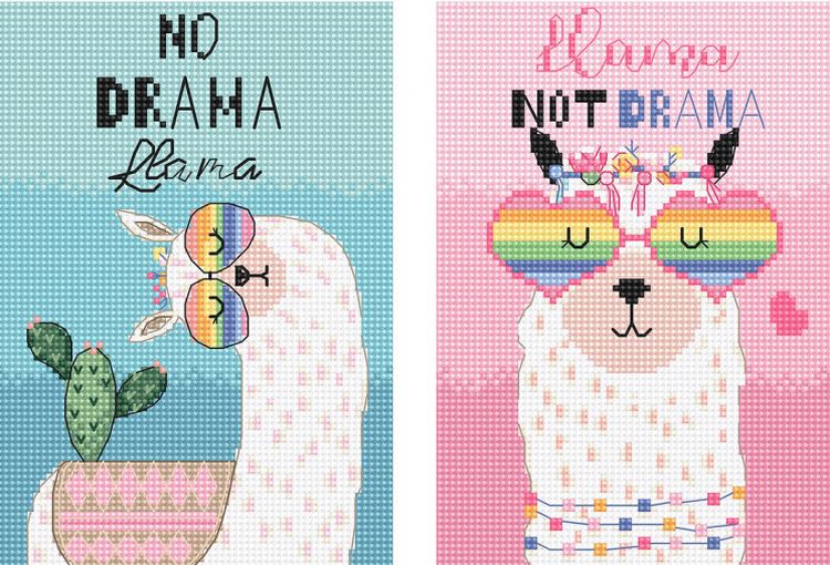 

Набор для вышивания «No Drama Llama»