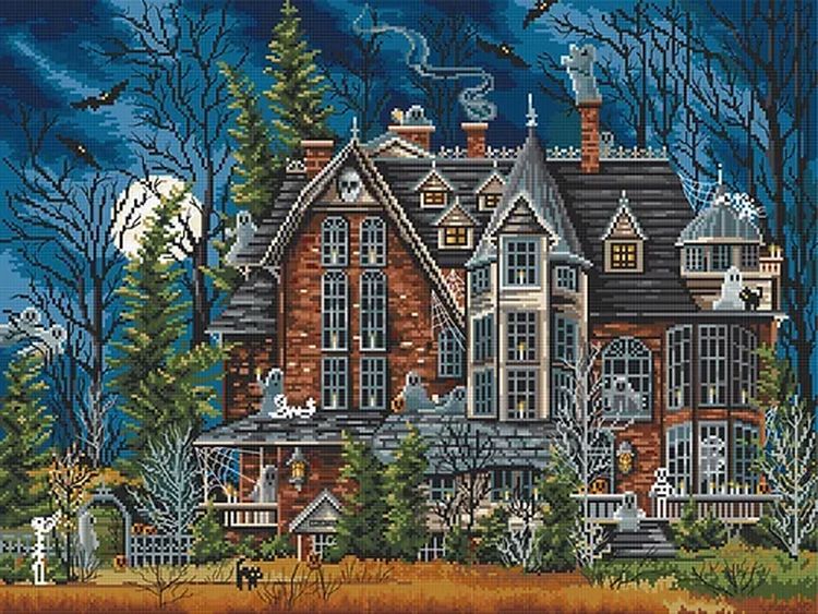 

Набор для вышивания «Decorating the Haunted House»