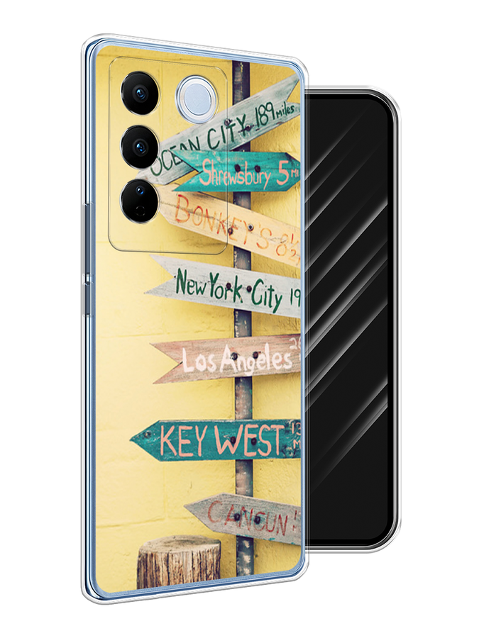 

Чехол Awog на Vivo V27/V27 Pro "Нулевой километр", Желтый, 268450-4