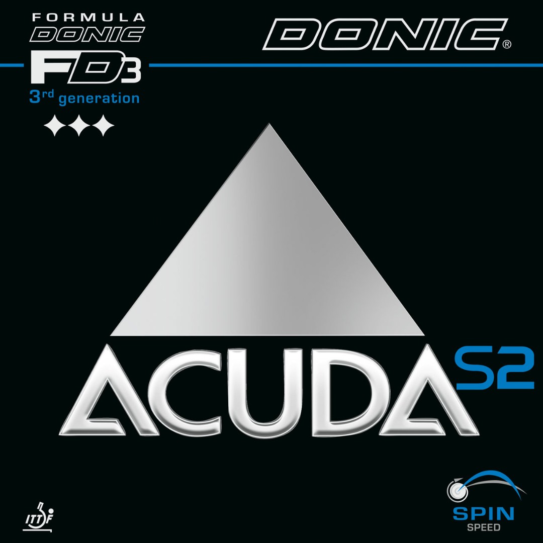 

Накладка для настольного тенниса Donic Acuda S2, Black, 2.0, Черный, Acuda S2