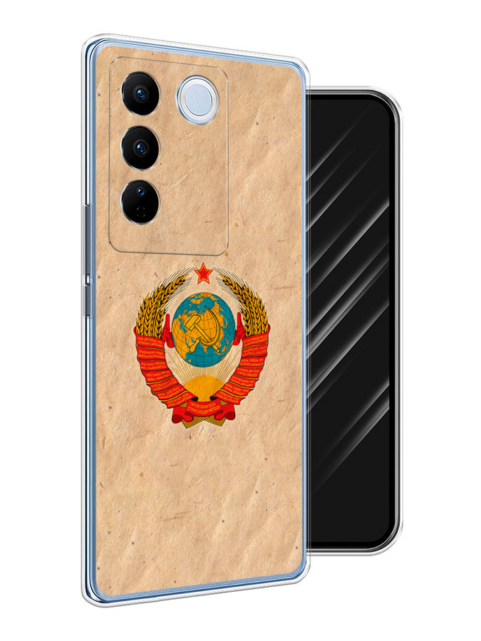 

Чехол Awog на Vivo V27/V27 Pro "Союз пролетариев", Бежевый;красный, 268450-10