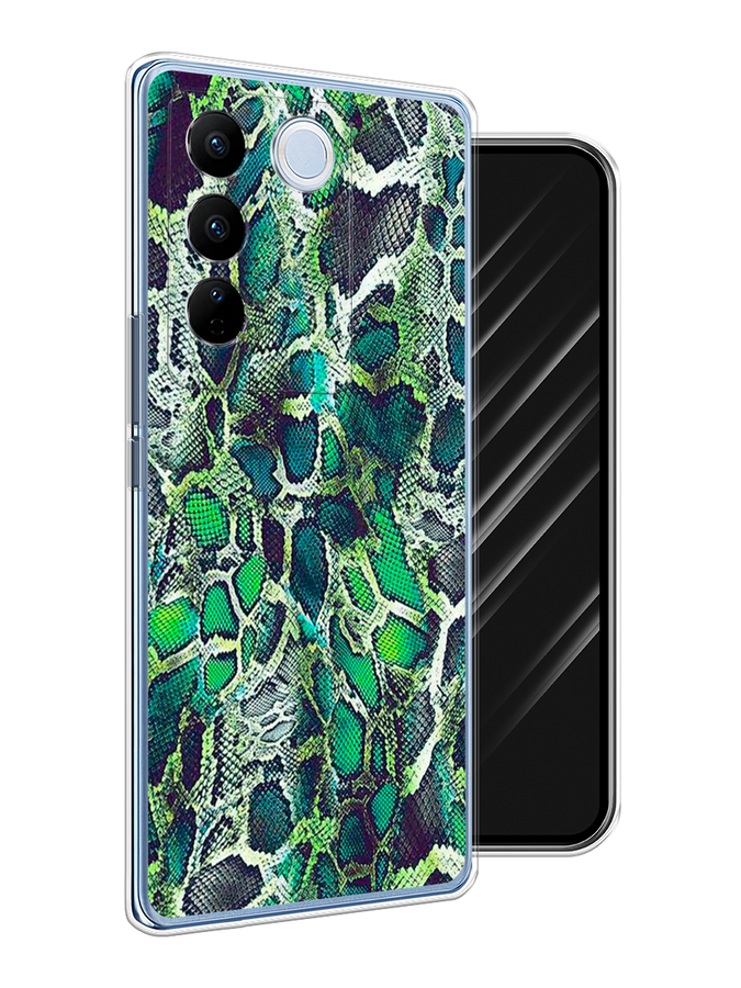 

Чехол Awog на Vivo V27/V27 Pro "Зеленая кожа змеи", 268450-3