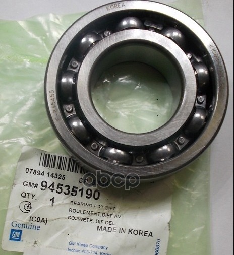 

Кпп Подш.Дифференциала Левый М/Т 94535190 GENERAL MOTORS 94535190
