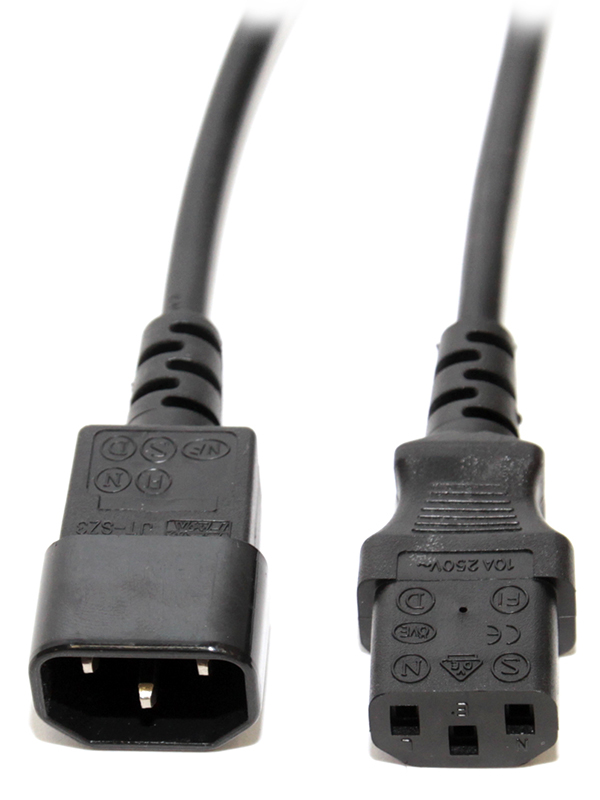 Кабель 5bites IEC-320-C13 / 220V 1m PC107-10A