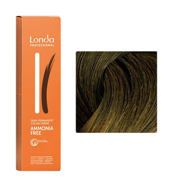 Краска для волос Londa Professional Ammonia Free 6/7 Темный блонд коричневый 60 мл londa professional ammonia free интенсивное тонирование для волос 10 73 яркий блонд коричнево золотистый 60 мл