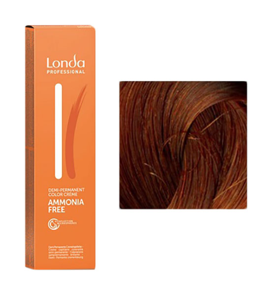 Краска для волос Londa Professional Ammonia Free 7/43 Блонд медно-золотистый 60 мл ammonia free интенсивное тонирование 81630726 7 43 блонд медно золотистый 60 мл