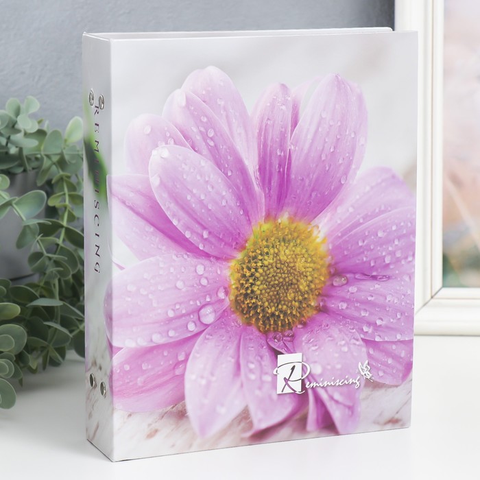 

Фотоальбом на 200 фото Цветок 10х15 см, Розовый
