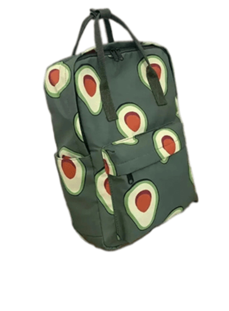Рюкзак унисекс Plush Story Авокадо зеленый, 40x28x11 см