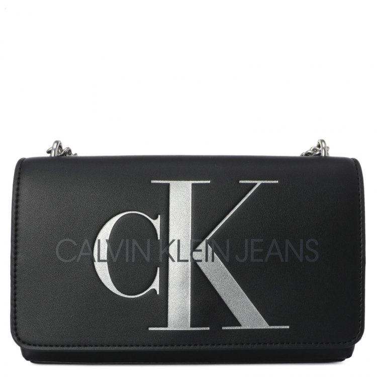 фото Сумка кросс-боди женская calvin klein jeans k60k608379 черная