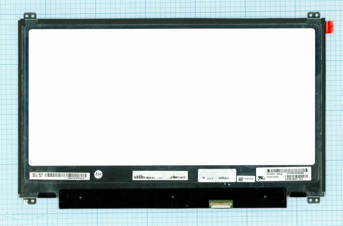 

Матрица ОЕМ для ноутбука LP133WF2(SP)(L4), совместимая с p/n: LP133WF2(SP)(L4)