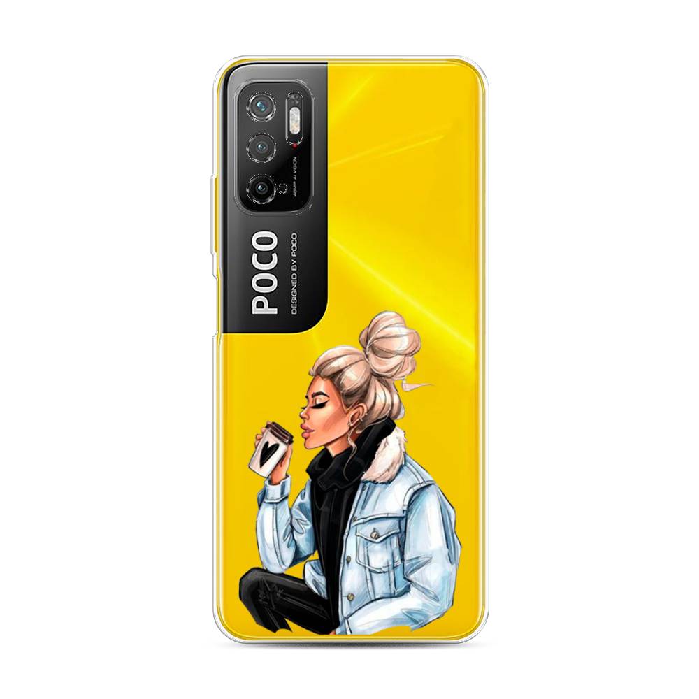 

Чехол Awog на Poco M3 Pro "Cute girl", Разноцветный, 311050-7