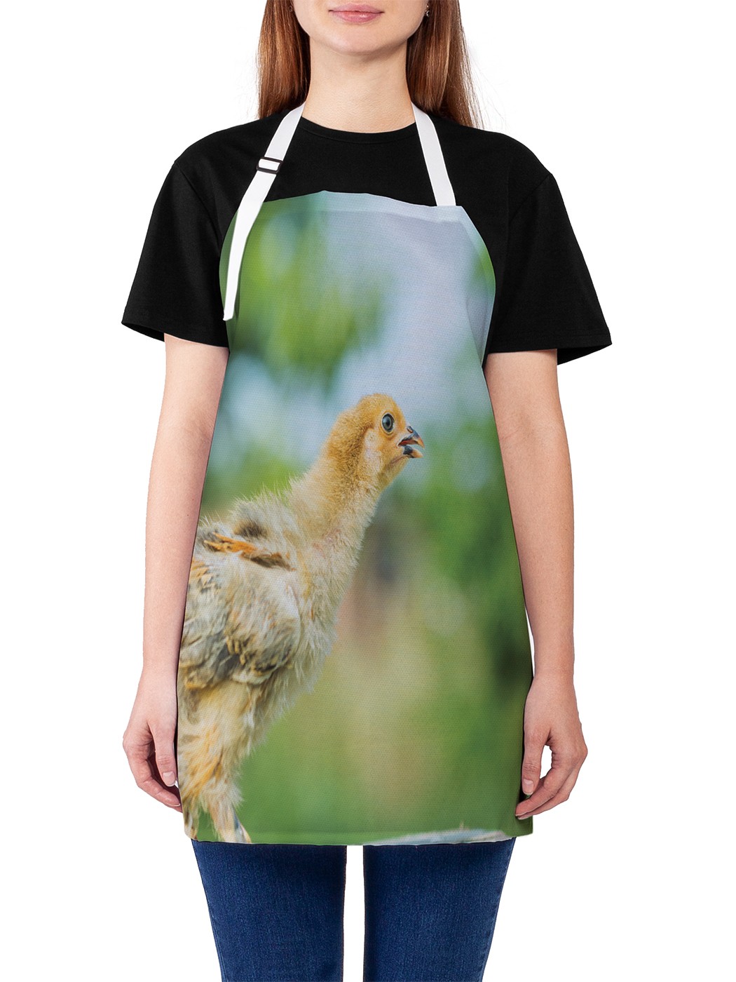 

Фартук женский JoyArty для готовки "Маленький цыпленок", универсальный размер